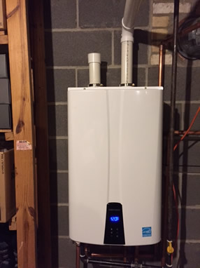 Newly Installed Tankless water heater 