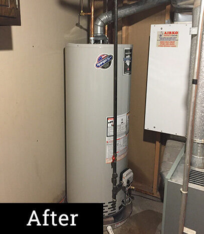 Water Heater After Service - Residential Plumbing2