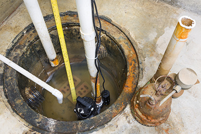 Installation process of new sump pump - Residential Plumbing