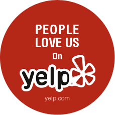 people love us on yelp circle icon